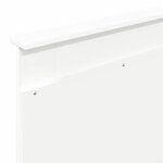 vidaXL Tête de lit avec tête de lit Blanc 80 cm Bois d'ingénierie