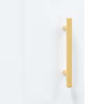 vidaXL Buffet Blanc brillant 69 5x34x90 cm Bois d'ingénierie