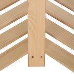 vidaXL Étagère d'angle de rangement 5 niveaux 82 5x82 5x170 cm Pin