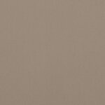 vidaXL Coussin de palette taupe 80x40x12 cm tissu