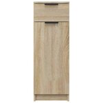 vidaXL Armoire de salle de bain Chêne sonoma 32x34x90 cm
