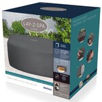 Bestway Housse Gris 201 x 201 x 80 cm PVC et POM