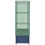 vidaXL Jardinière surélevée avec housse aspect rotin 80x40x138 cm