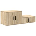 Armoire de rangement vidaXL Chêne Sonoma 118x41x40 cm en bois reconstitué