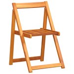 vidaXL Table de Jardin 5 Pièces Marron Bois d'Acacia Massif