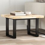 vidaXL Dessus de table carré 60x60x4 cm bois massif d'acacia