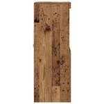 vidaXL Buffet Marron 60 x 37 x 100 cm Bois d'ingénierie