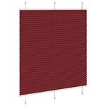 vidaXL Store plissé rouge bordeaux 115x150 cm largeur du tissu 114 4cm