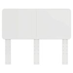 vidaXL Tête de lit Blanc Brillant 120 cm Bois d'ingénierie