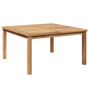 vidaXL Table basse Marron 85 x 85 x 45 cm Bois de teck massif