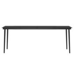 vidaXL Ensemble à manger de jardin coussins 9 Pièces Beige/noir