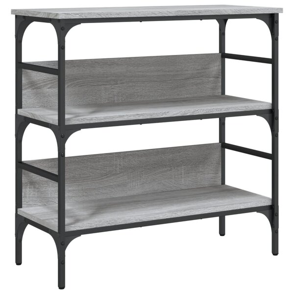 vidaXL Table console sonoma gris 75x32x75 cm bois d'ingénierie
