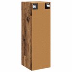 vidaXL Cabinet de Salle de Bain Mural Bois ancien 33 x 34 5 x 100 cm