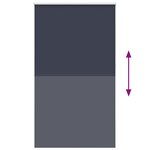 vidaXL Store enrouleur occultant largeur du tissu 116 6 cm polyester