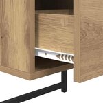 vidaXL Cabinet de chevet avec tiroir Chêne artisanal 35 x 30 x 51 cm