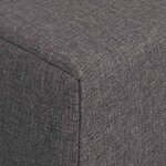 vidaXL Canapé-lit pliable Gris clair 120 x 60 x 49 cm Tissu