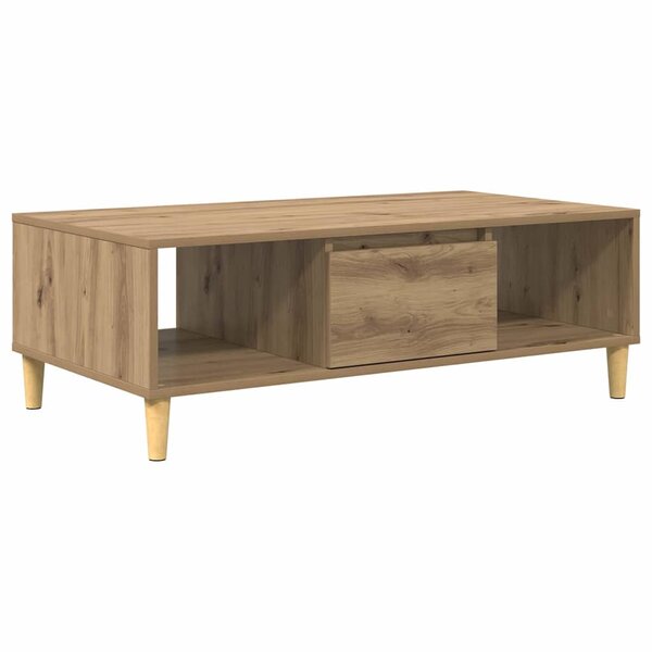 vidaXL Table basse chêne artisanal 103 5 x 60 x 35 cm