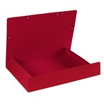 Chemise 3 Rabats et élastique Carte 600g A3 Rouge EXACOMPTA