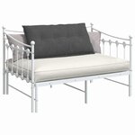 vidaXL Coussin de Dos Gris foncé 100 x 50 cm Tissu en velours côtelé