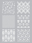 Pochoir silkscreen pour pâte polymère russie