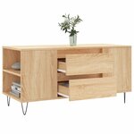 vidaXL Table basse chêne sonoma 102x44 5x50 cm bois d'ingénierie