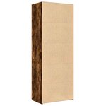vidaXL Buffet haut chêne fumé 70x42 5x185 cm bois d'ingénierie
