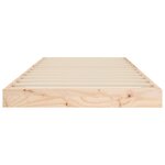 vidaXL Cadre de lit 75x190 cm petit simple bois massif de pin