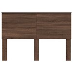 vidaXL Tête de lit Chêne brun 150 cm Bois d'ingénierie