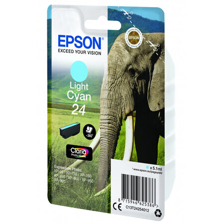 Cartouche d encre Epson Elephant cyan clair