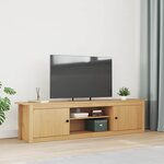vidaXL Support pour TV HILL Marron miel 158 x 40 x 39 5 cm Pin massif