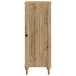 vidaXL Buffet Chêne artisanal 33 x 34 5 x 90 cm Bois d'ingénierie