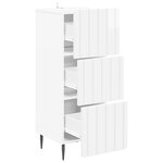 vidaXL Armoire à tiroirs 33 x 34 5 x 92 cm Bois d'ingénierie