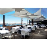 Voile d'ombrage triangle 3 x 3 x 3m