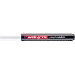 Marqueur Peinture Permanent 791 Blanc Pointe Ogive 1-2 mm EDDING