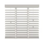 Decosol Store horizontal Bois 50 mm 80x180 cm Blanc