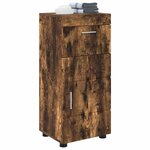 vidaXL Ensemble d'armoire de salle de bain TULUM Chêne fumé