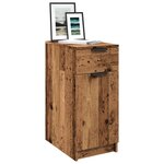 vidaXL Armoire de bureau vieux bois 33x50x75 cm bois d'ingénierie
