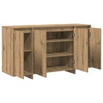 vidaXL Buffet chêne artisanal 135 x 41 x 69 cm Bois d'ingénierie