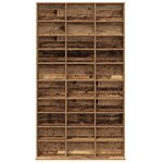 vidaXL Meuble CD - Bois Vieux - 101x23x177.5 cm - Bois reconstitué
