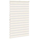 vidaXL Store zèbre beige marbré largeur du tissu 140 9 cm polyester