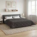 vidaXL Duvet d'hiver 240 x 260 cm Hiver Anthracite Respirant