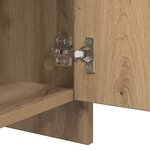 vidaXL Buffet 2 Pièces Chêne artisanal 70 x 41 x 75 cm Bois d'ingénierie