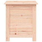 vidaXL Boîte à coussins d'extérieur 50x50x56 cm Bois de sapin massif
