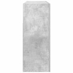 vidaXL Buffet Gris béton 116 x 30 x 75 cm Bois d'ingénierie