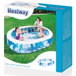 Bestway piscine ovale 229 x 152 x 51 cm