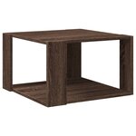 vidaXL Table basse chêne marron 51 5x51 5x30 cm bois d'ingénierie