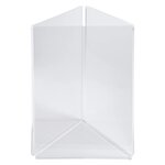 Porte-visuel Tryptique A6 - Cristal - X 20 - Exacompta