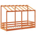 vidaXL Lit pour enfants sans matelas cire marron 90x190 cm pin massif