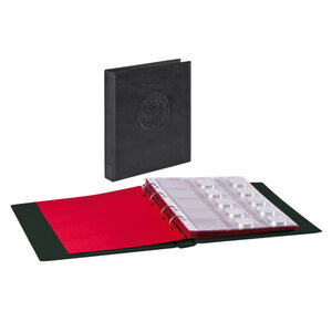 Album Half Penny avec 10 feuilles numismatiques. Couleur - Noir