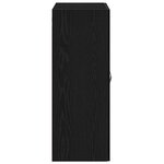 vidaXL Meuble mural Chêne noir 69 5 x 34 x 180 cm Bois d'ingénierie